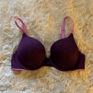 VS purple marled bra